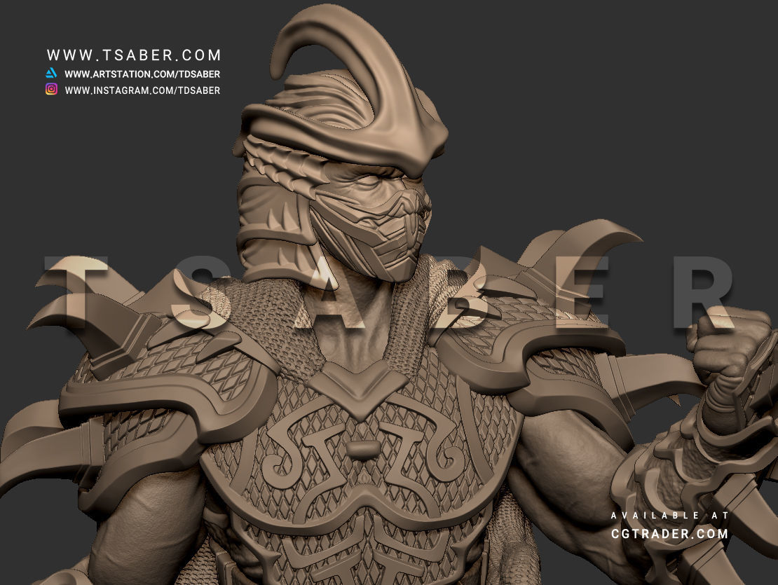 Shredder Bust - TMNT Collectibles 3D print model_18