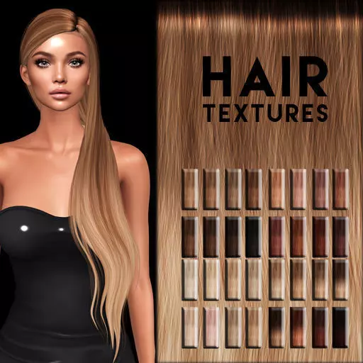 32 Realistic Hair Textures for 3d MODELS Texture_0