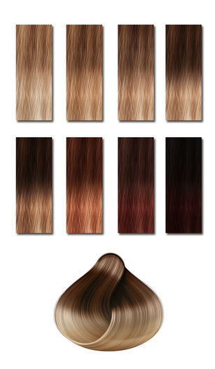 32 Realistic Hair Textures for 3d MODELS Texture_3