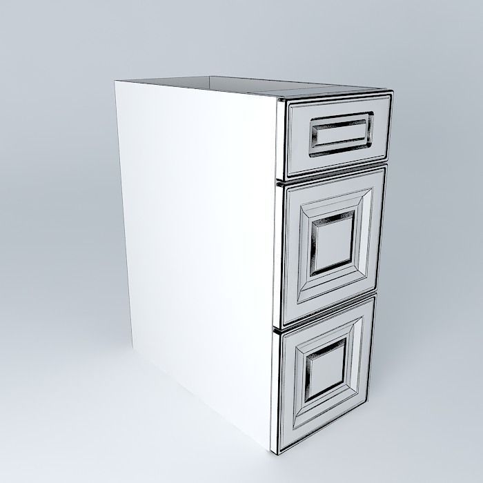 Royal Artycja Kitchen Cabinet DST 5 30 82 2S S 3D model_3