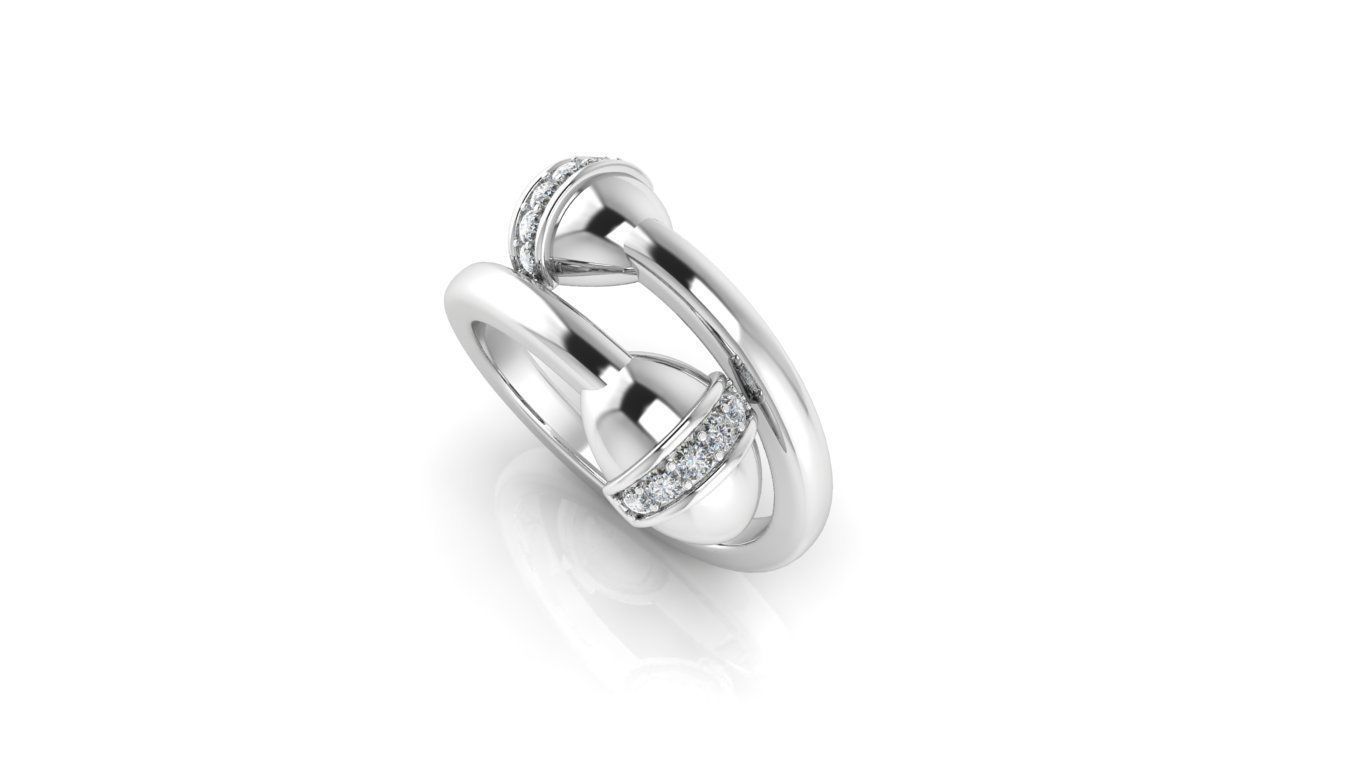 Tazzarine Diamond Ring Model 1 3D print model_1