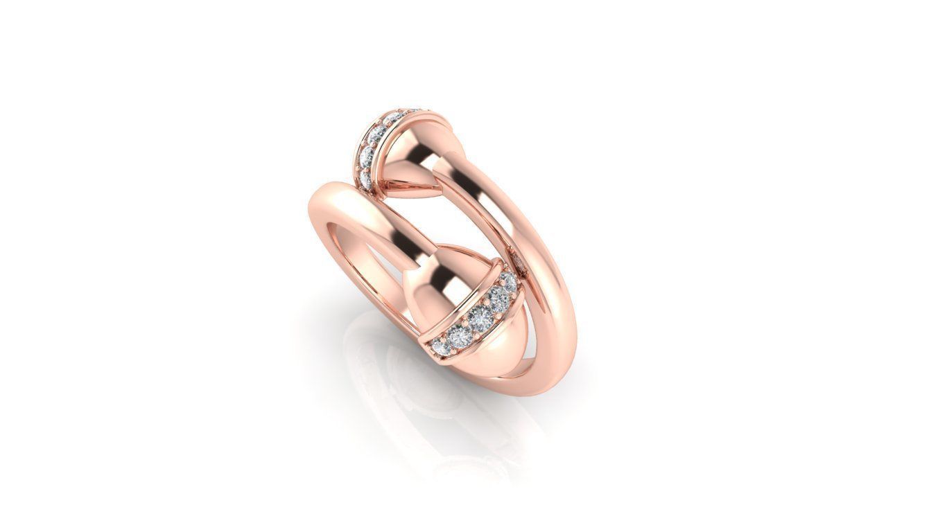 Tazzarine Diamond Ring Model 1 3D print model_2
