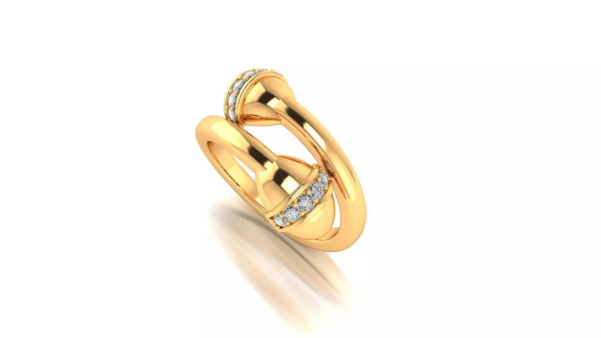 Tazzarine Diamond Ring Model 1 3D print model_0