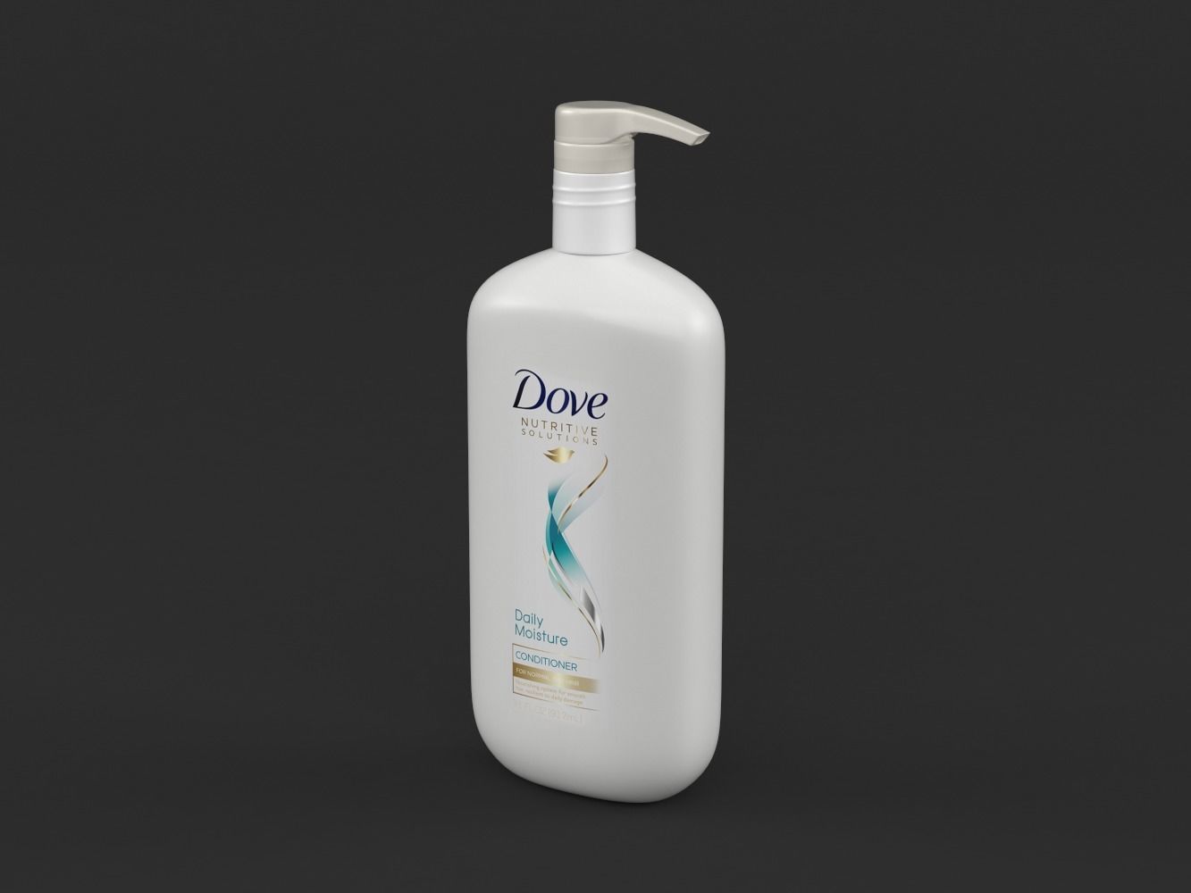 Dove Nutritive Solutions Shampoo and Conditioner 3D model_3