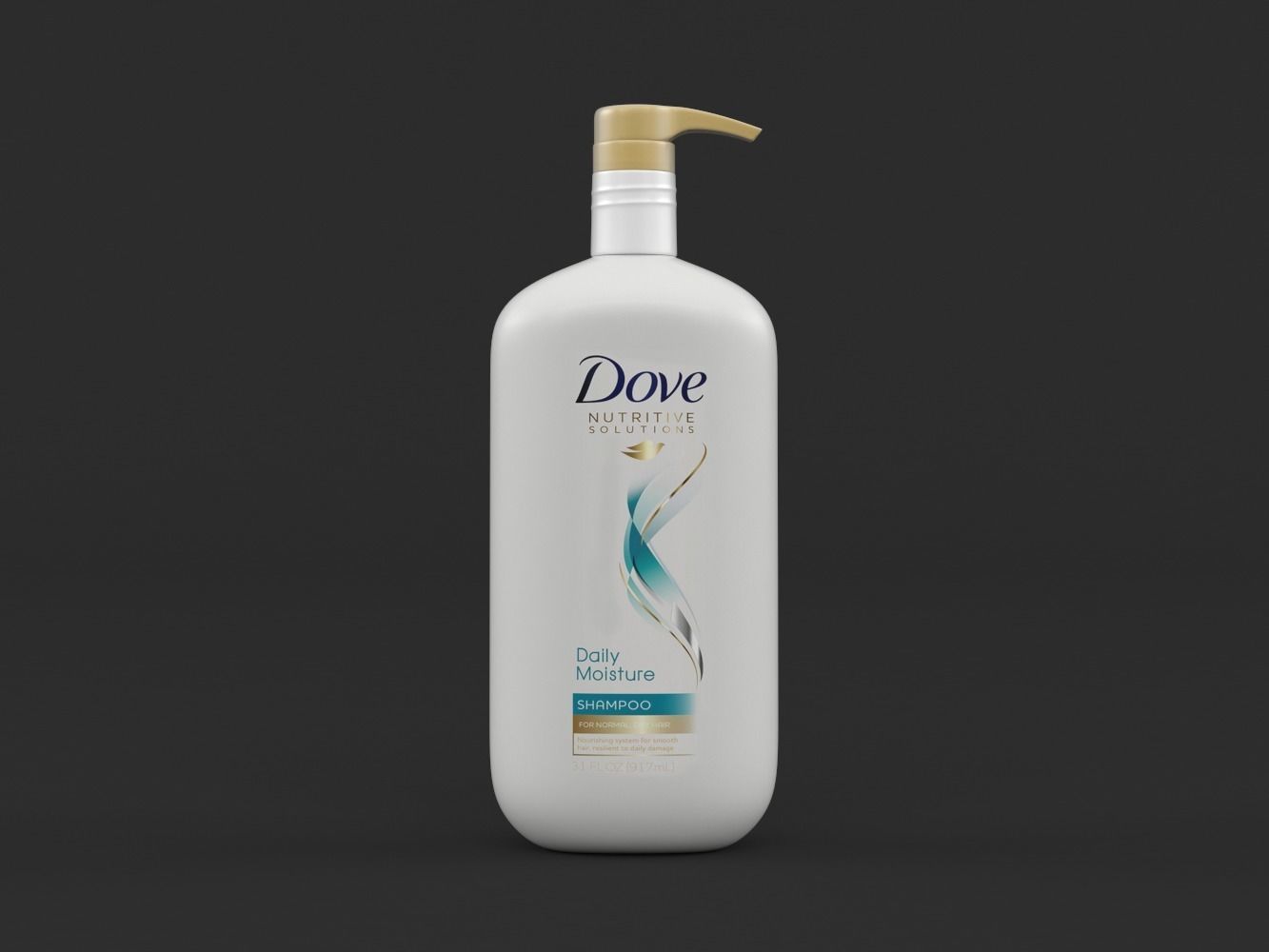Dove Nutritive Solutions Shampoo and Conditioner 3D model_4