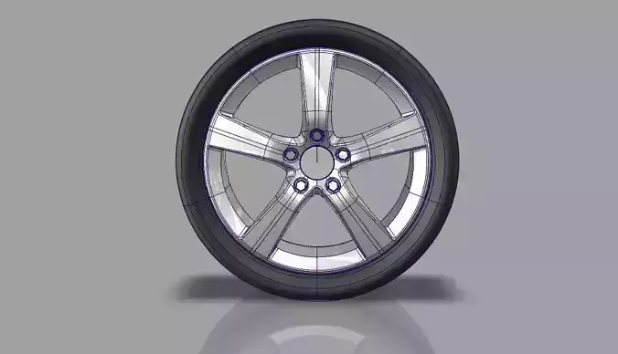 Alloywheel with Tyre