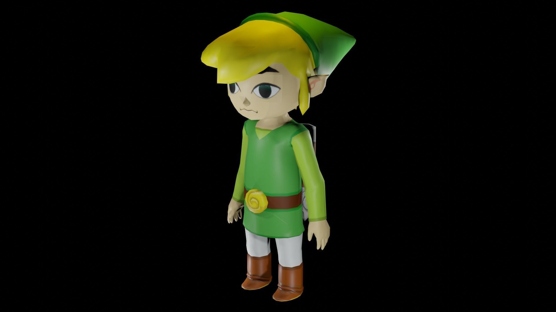 TOON LINK - RIGGED - PBR 3D model_1