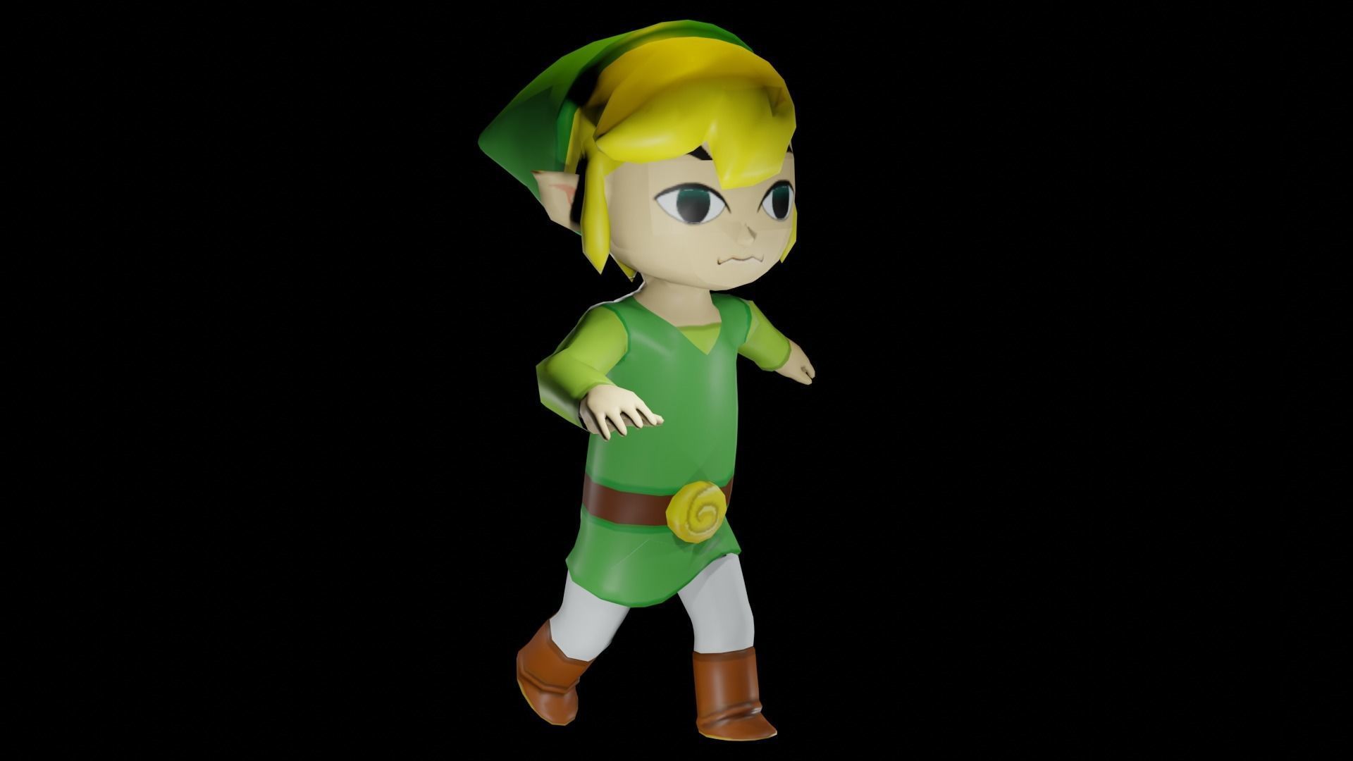 TOON LINK - RIGGED - PBR 3D model_2