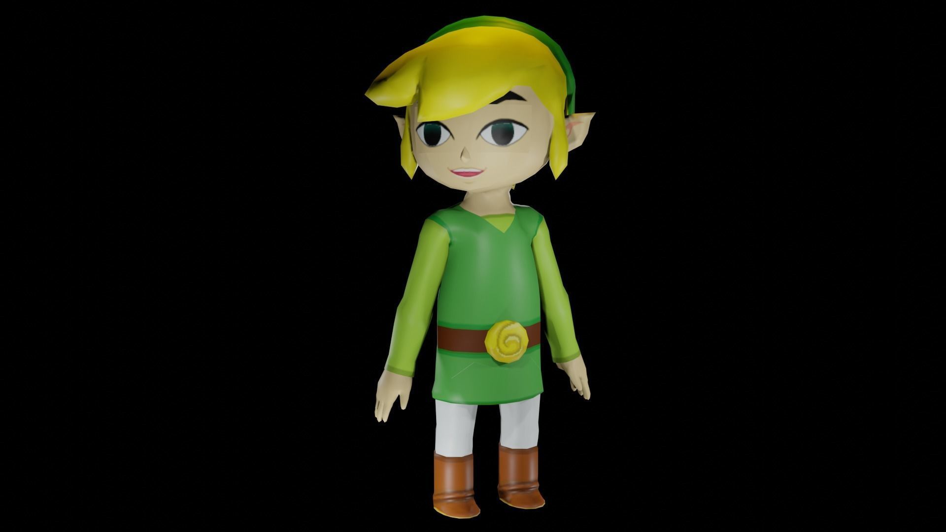 TOON LINK - RIGGED - PBR 3D model_4