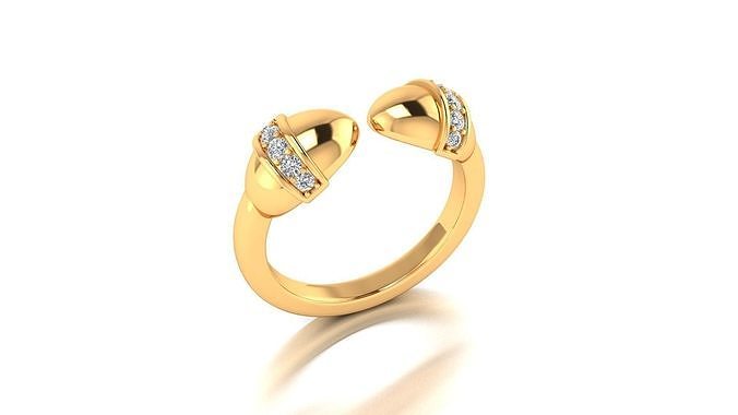 Tazzarine Diamond Ring Model 2 3D print model