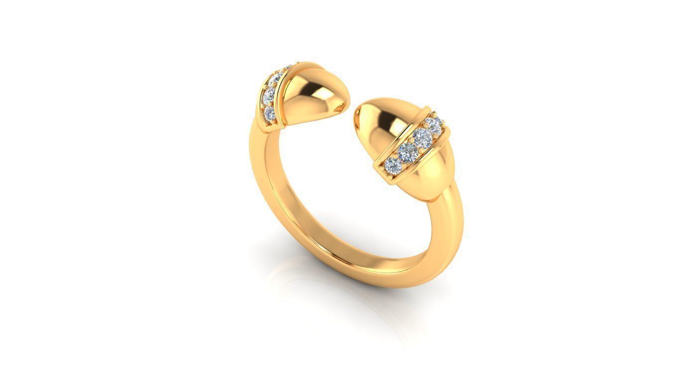 Tazzarine Diamond Ring Model 2 3D print model_3