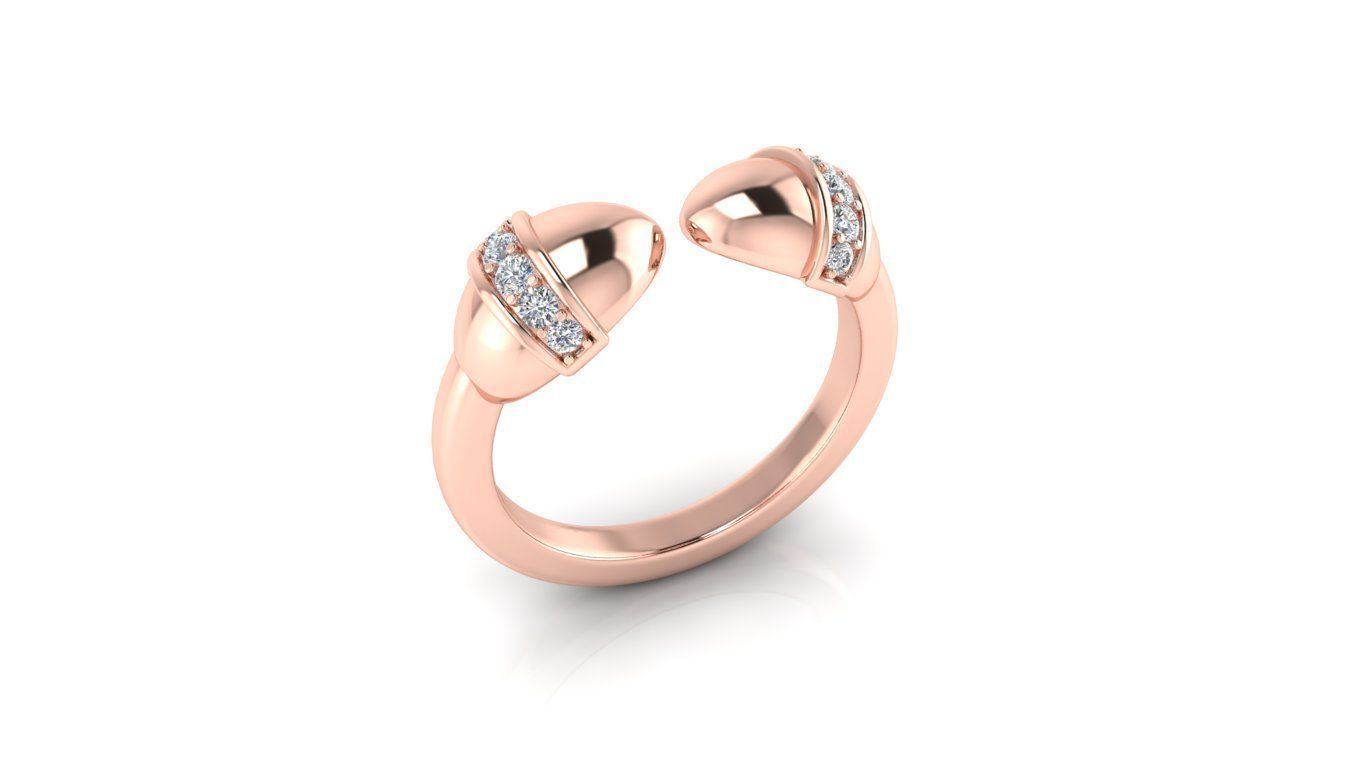 Tazzarine Diamond Ring Model 2 3D print model_2