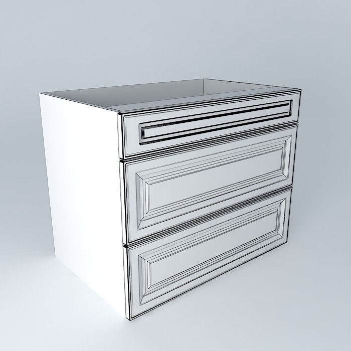 Royal Artycja Kitchen Cabinet DST 5 90 82 2S S 3D model_3