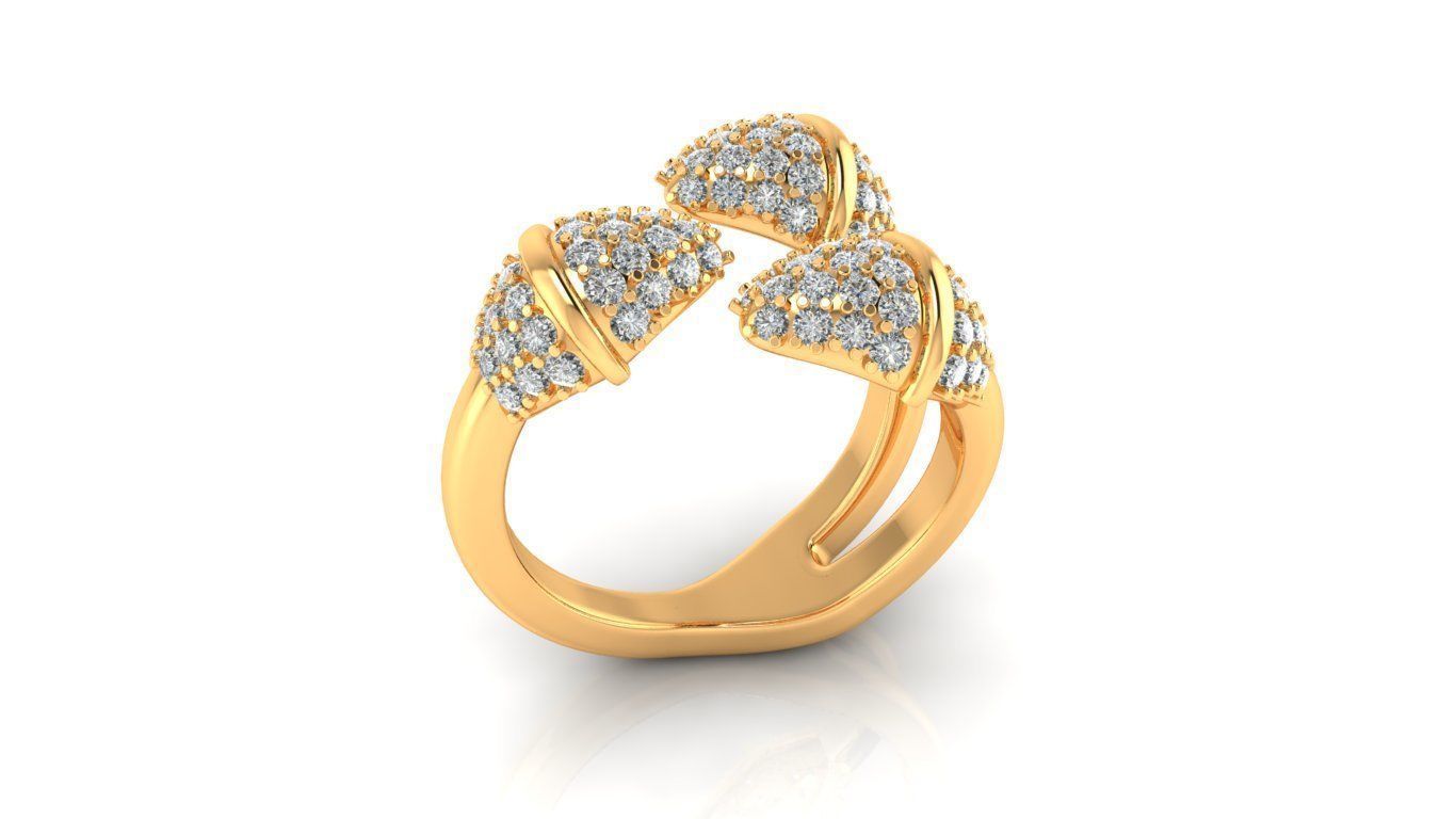 Tazzarine Diamond Ring Model 5 3D print model_3