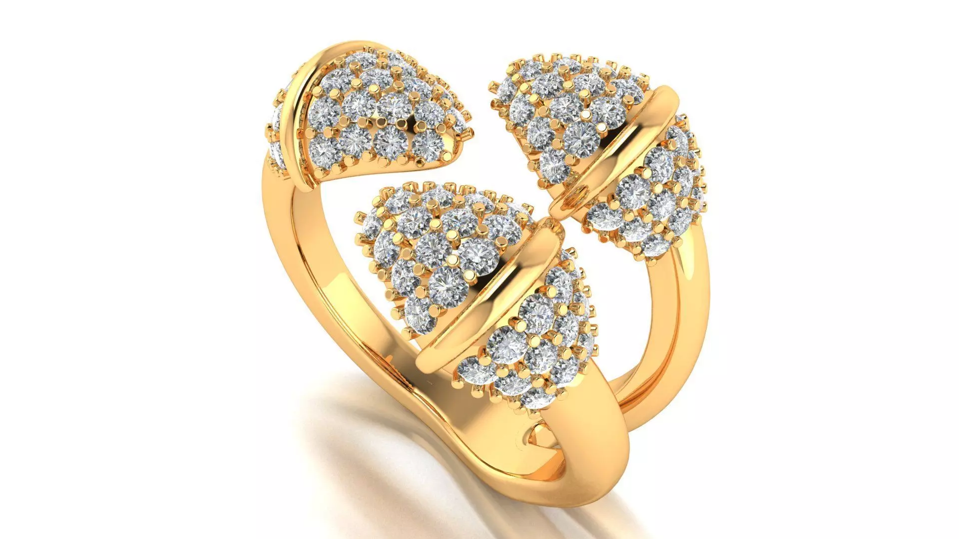 Tazzarine Diamond Ring Model 5 3D print model_0