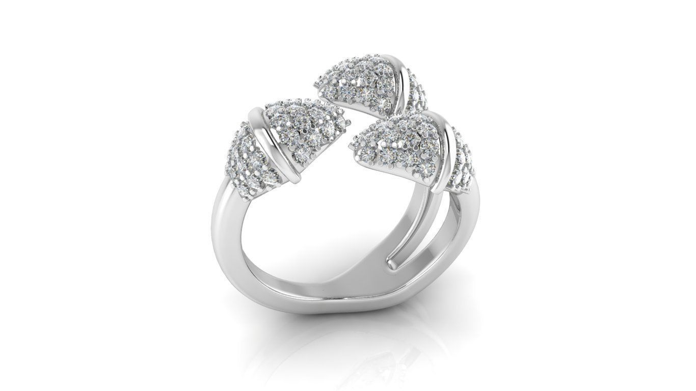 Tazzarine Diamond Ring Model 5 3D print model_1