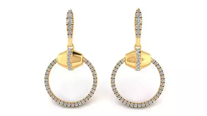 Tazzarine Diamond Earring Model 1