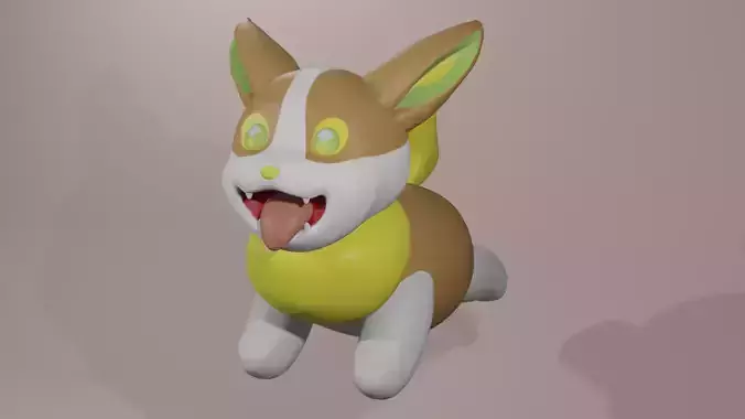 POKEMON ELEKTRO CORGI 3D model