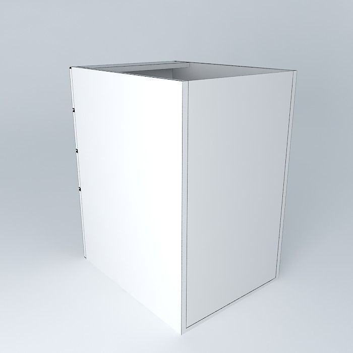 Royal Artycja Kitchen Cabinet DST 5 45 82 SV 3S 3D model_4