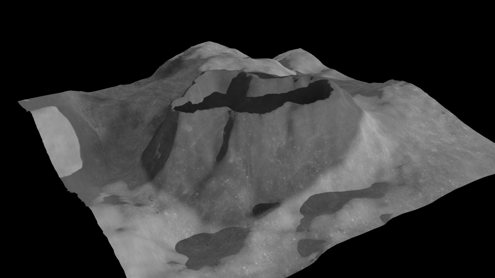 Crater 3D Low-poly 3D model_8