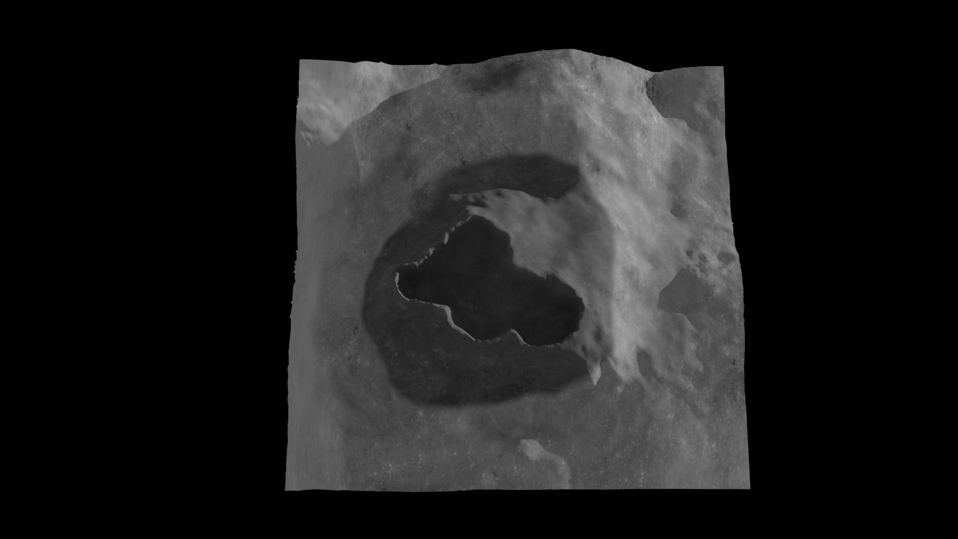 Crater 3D Low-poly 3D model_5