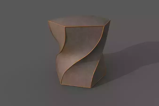 Chair-30-PotChair curved stool