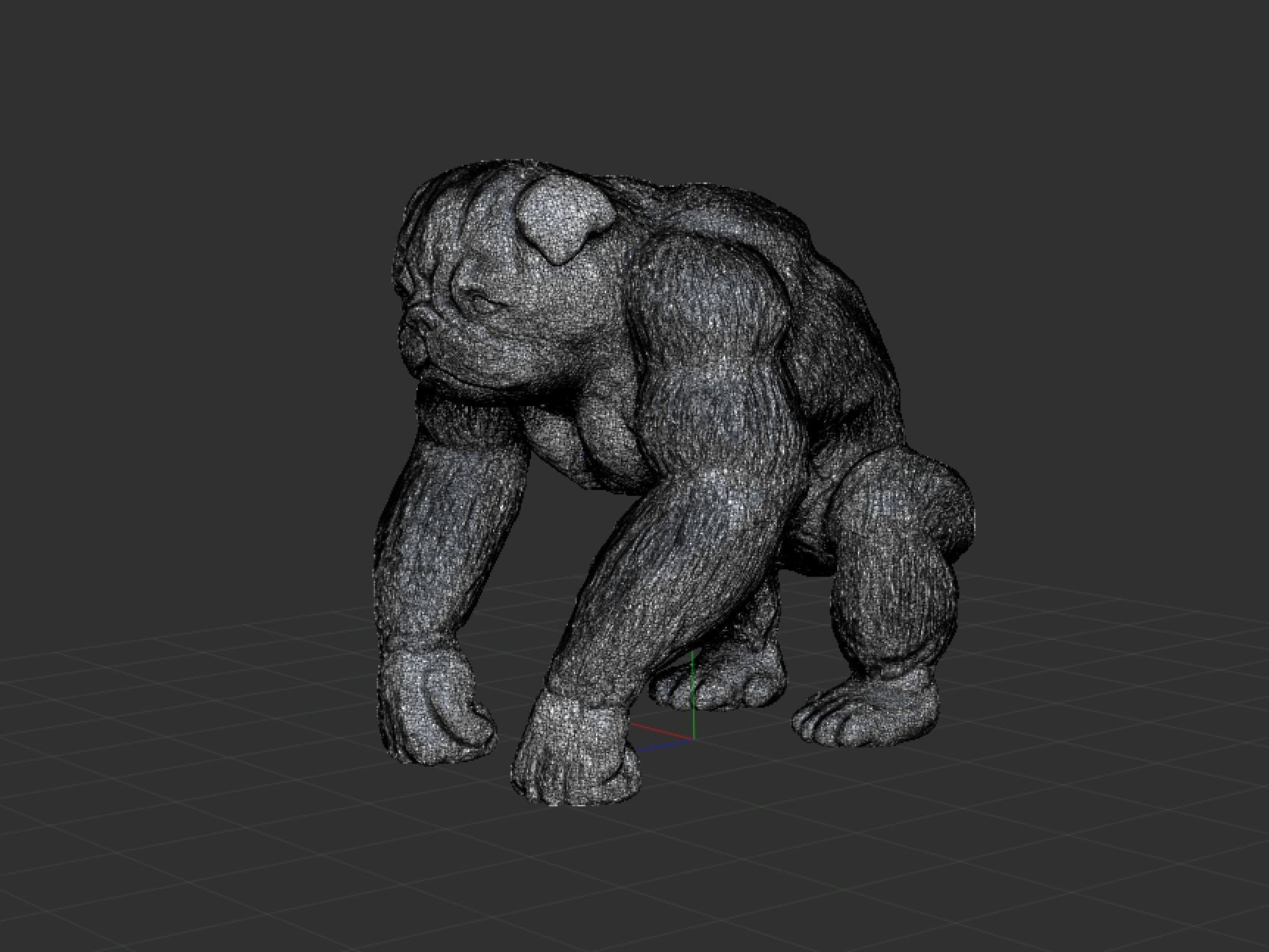 King Pug Pugorilla 3D print model_5