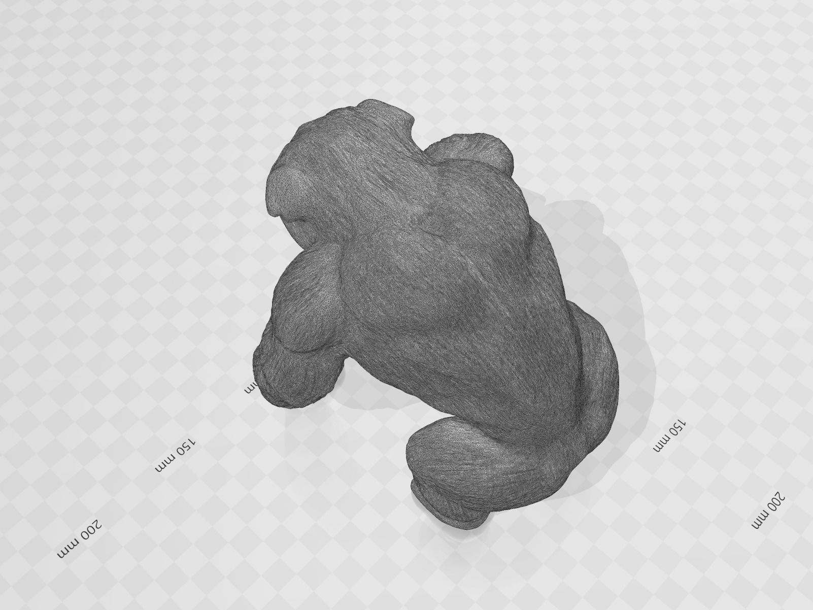 King Pug Pugorilla 3D print model_8