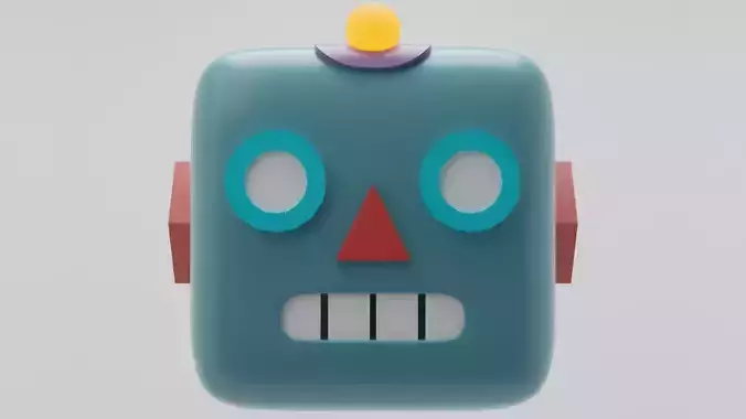 Robot Emoji 3D model