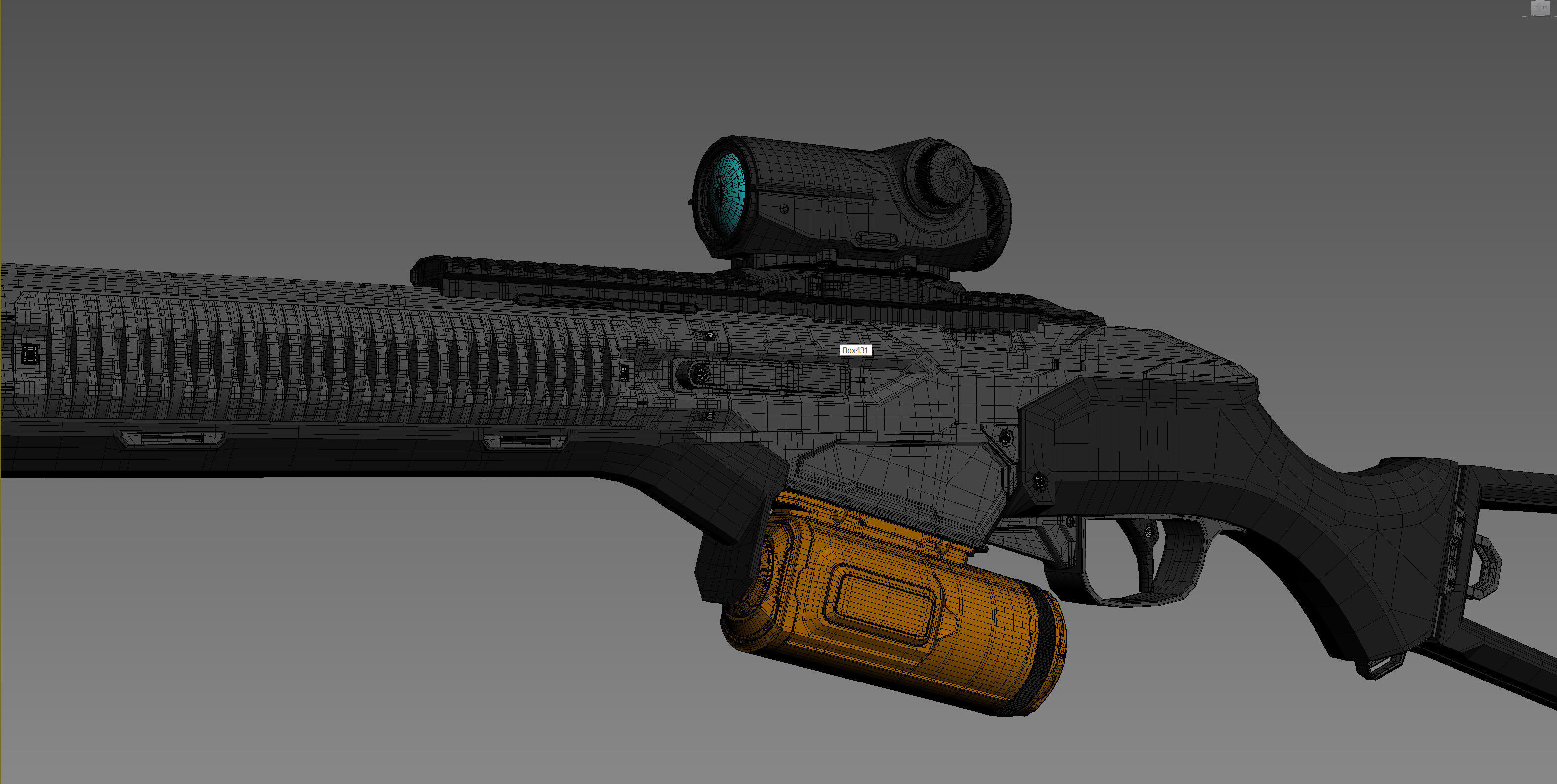 eclipse gta san andreas gun 3D model_2