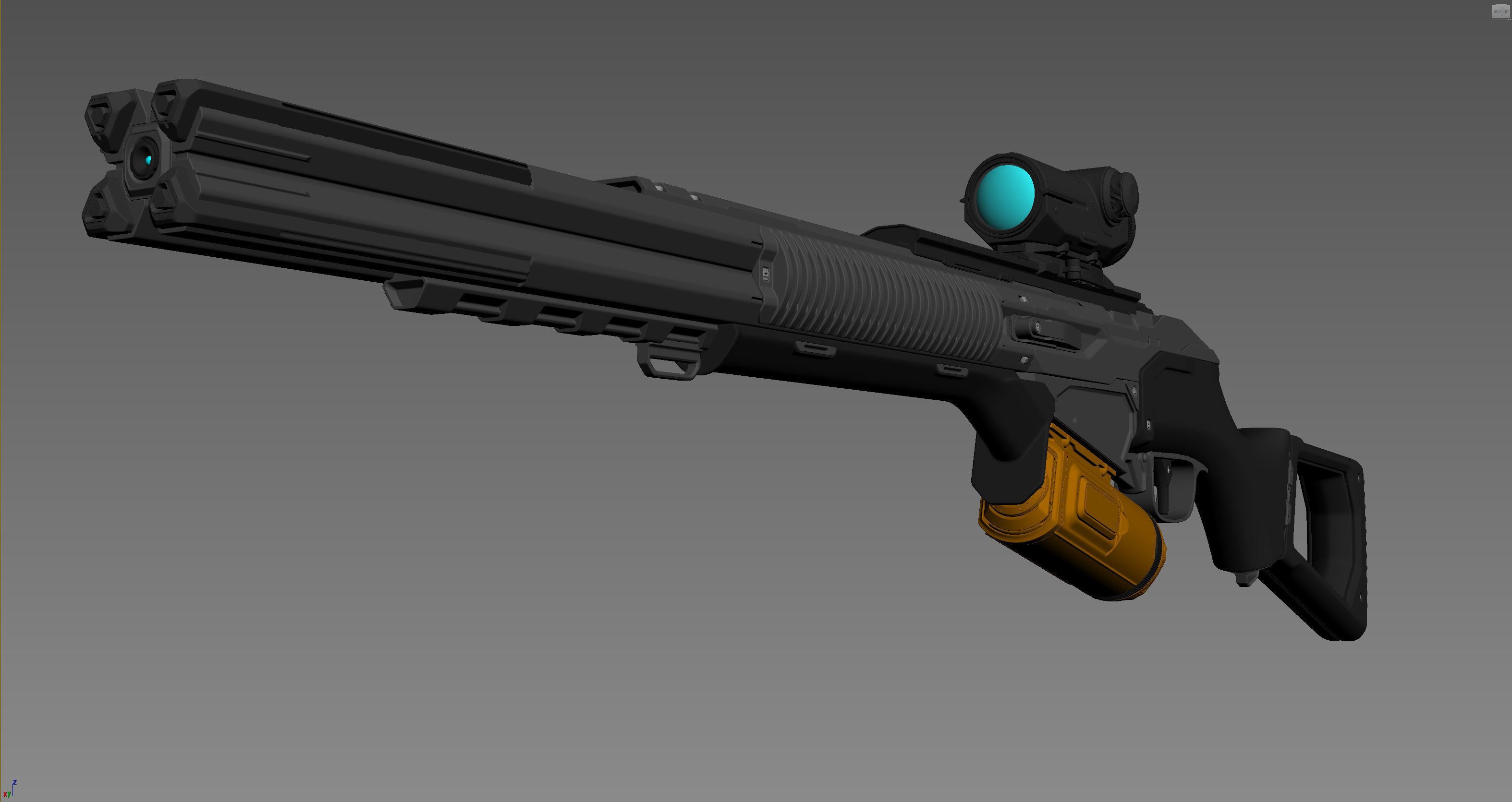 eclipse gta san andreas gun 3D model_4