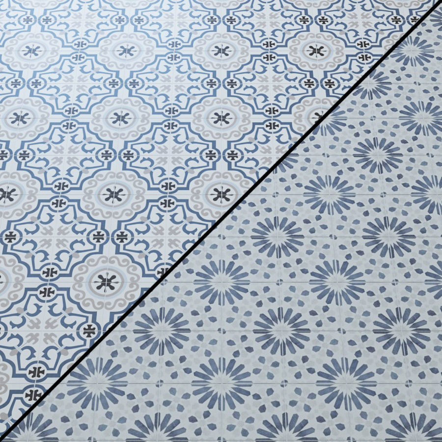 AdessiRoyal Blue Matte Porcelain Tile 3D model_1