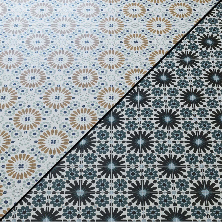 AdessiRoyal Blue Matte Porcelain Tile 3D model_3