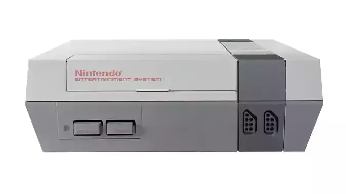 NES Console 3D model