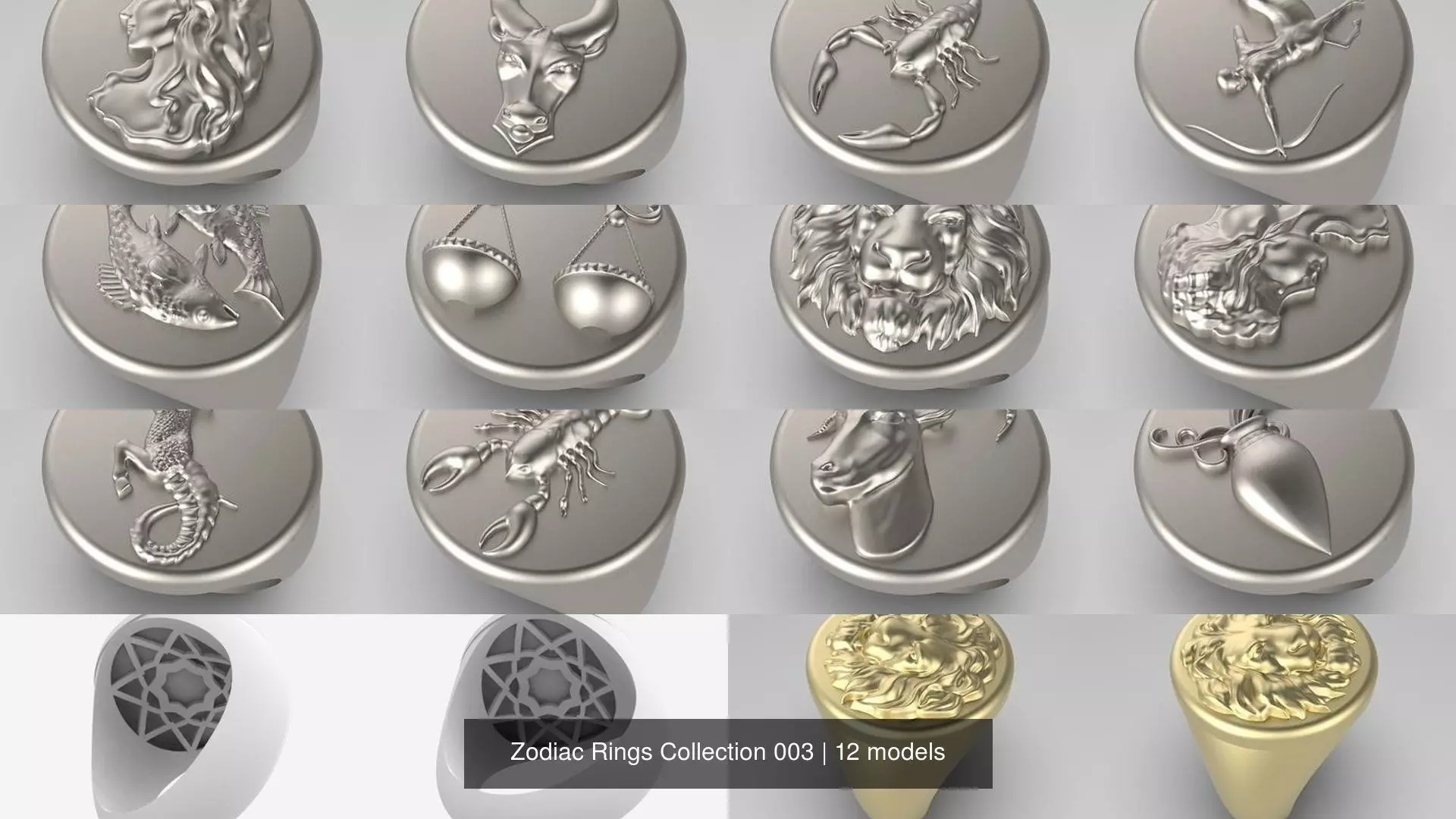 Zodiac Rings Collection 003 _0