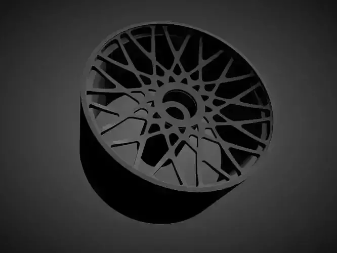 JNC 039 rims with Brakes and tires for Hot Wheels 3D print model