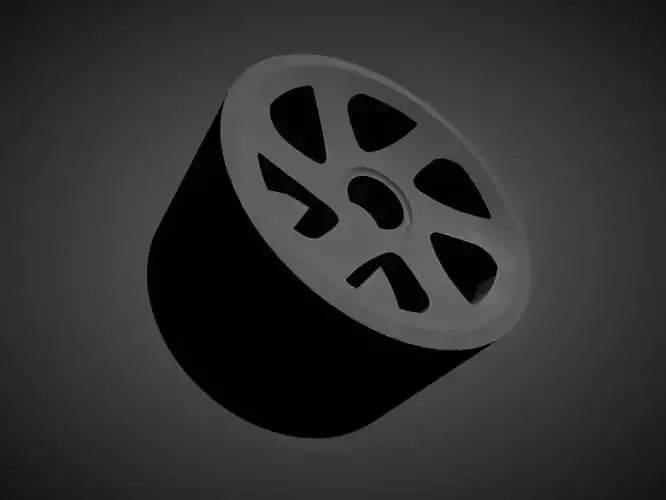 JNC 032 rims with Brakes and tires for Hot Wheels 3D print model