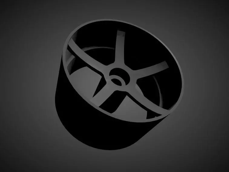 JNC 026 rims with Brakes and tires for Hot Wheels 3D print model_0