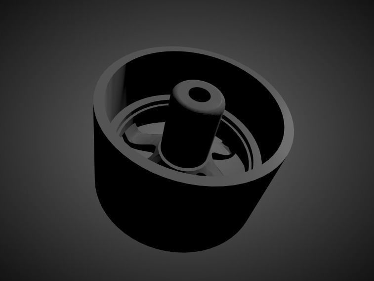 JNC 014 rims with Brakes and tires for Hot Wheels 3D print model_1