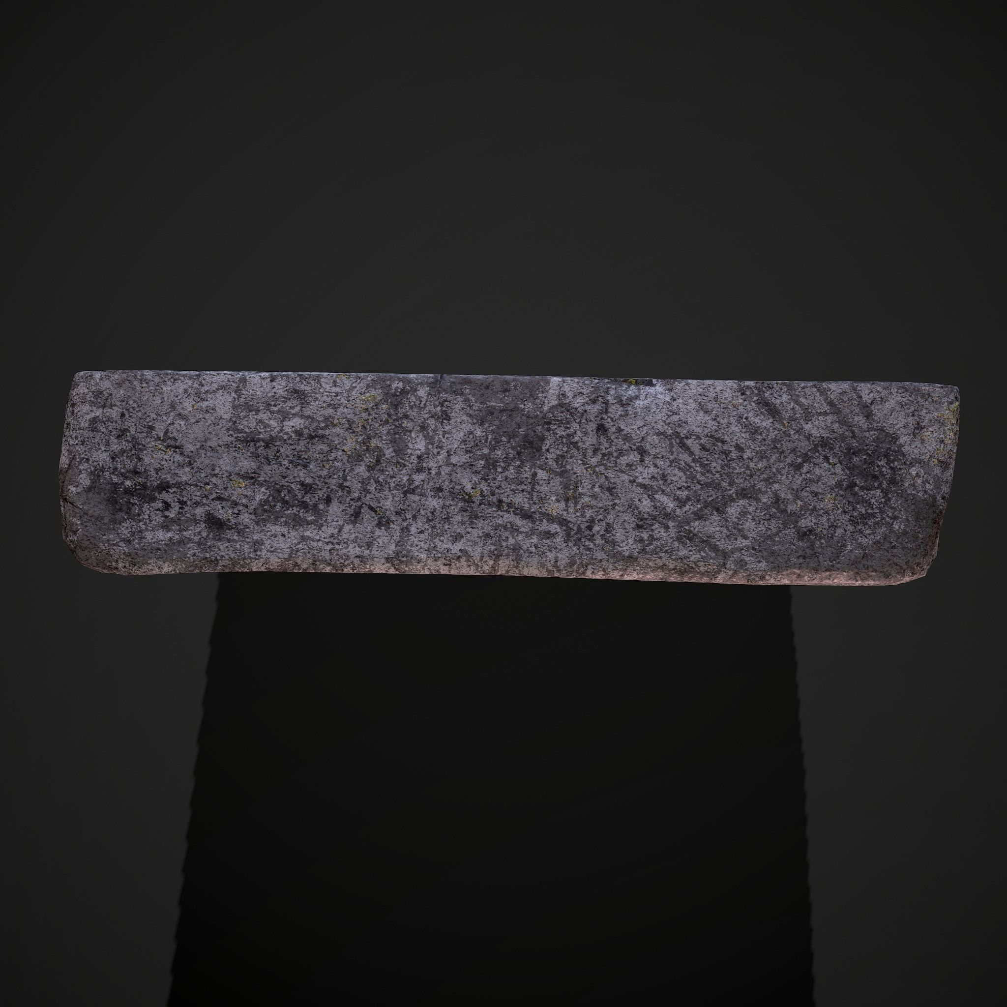 Grave Stone Version 2 Low-poly 3D model_26