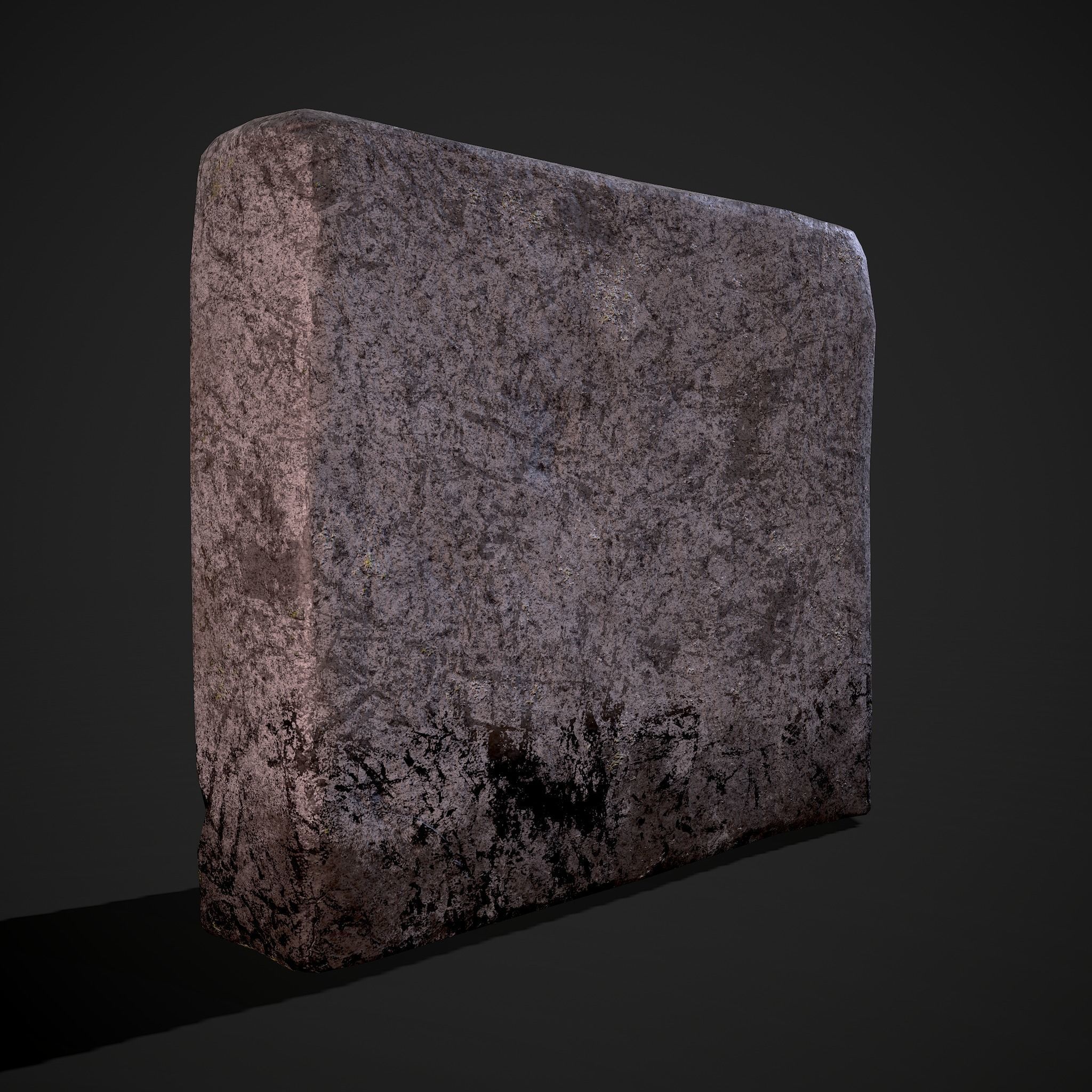 Grave Stone Version 2 Low-poly 3D model_31