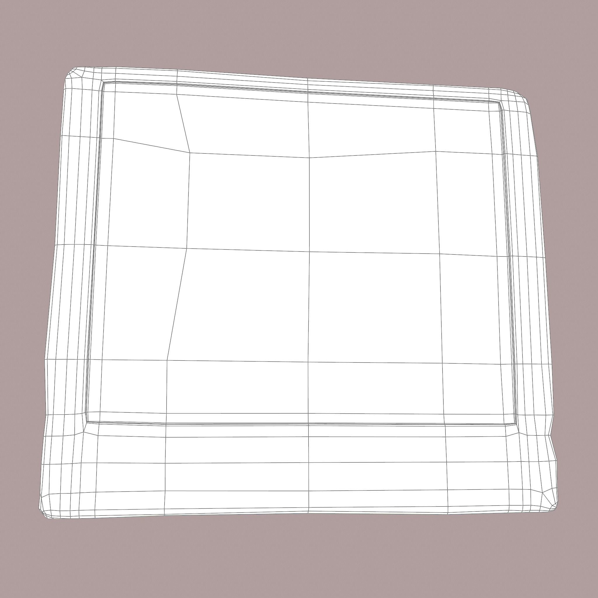 Grave Stone Version 2 Low-poly 3D model_49