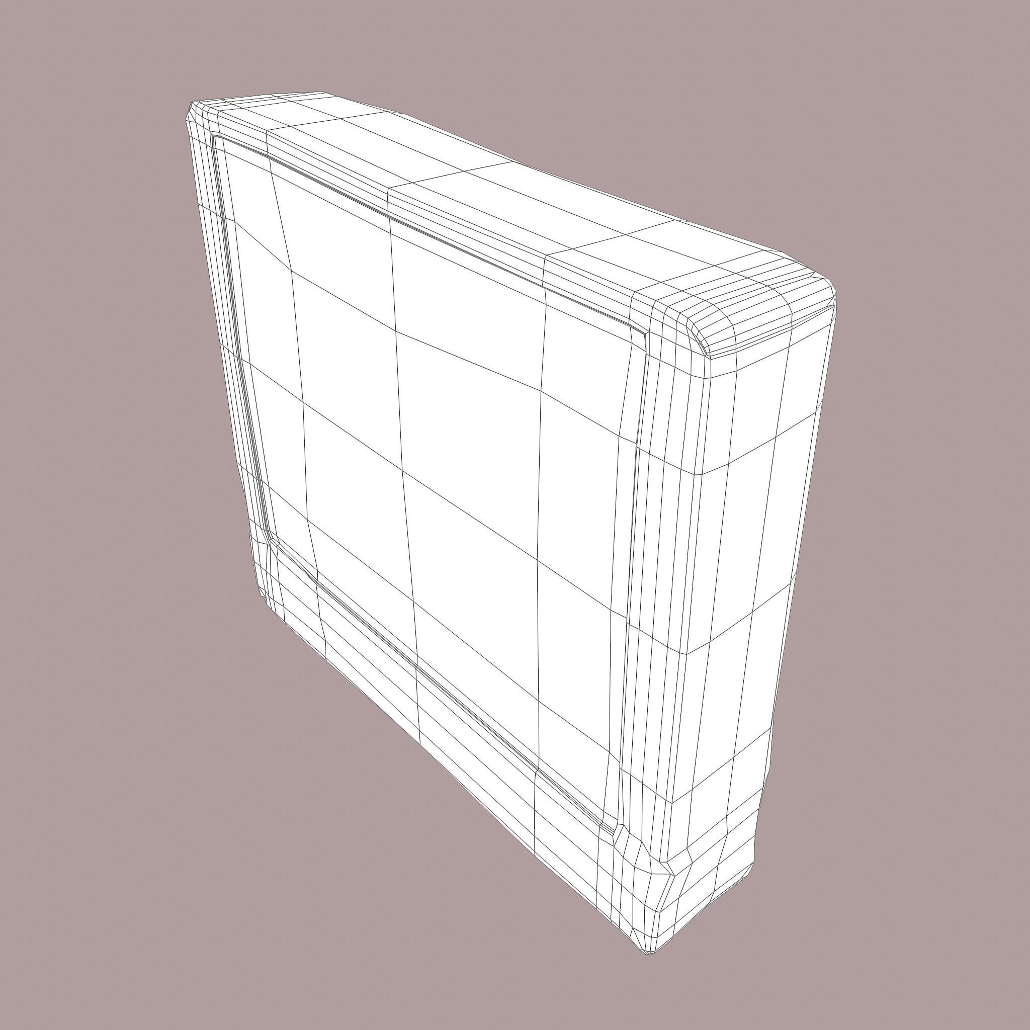 Grave Stone Version 2 Low-poly 3D model_46