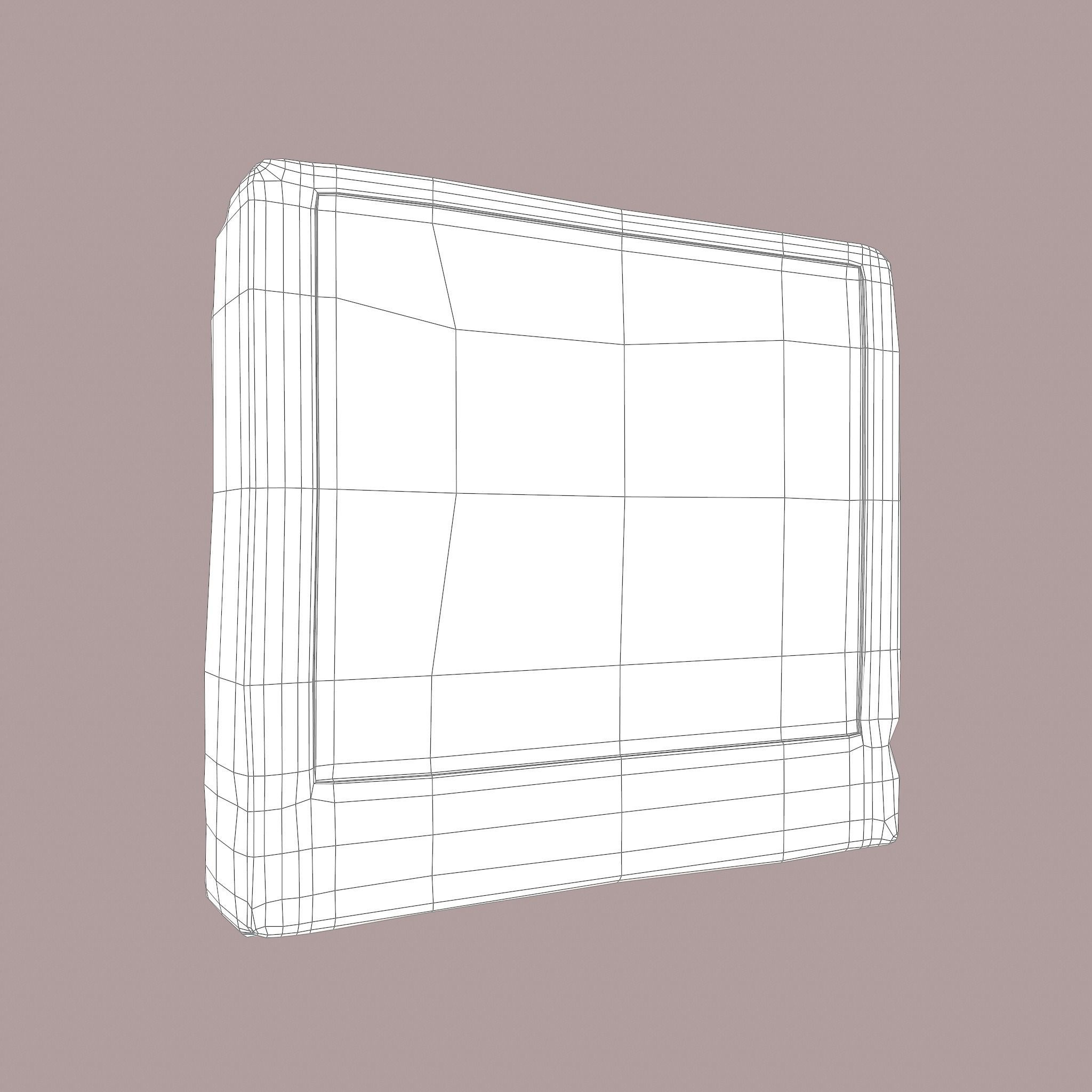 Grave Stone Version 2 Low-poly 3D model_37