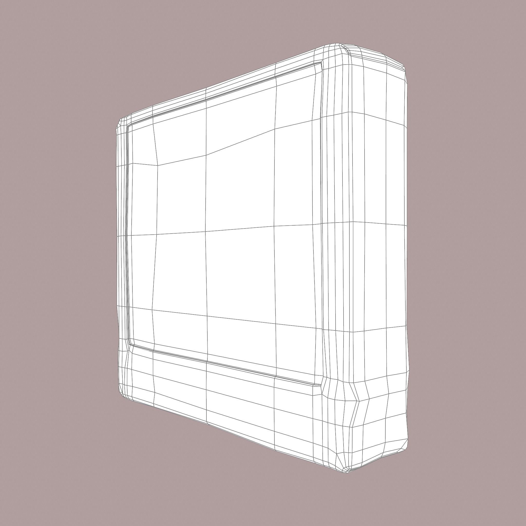 Grave Stone Version 2 Low-poly 3D model_45