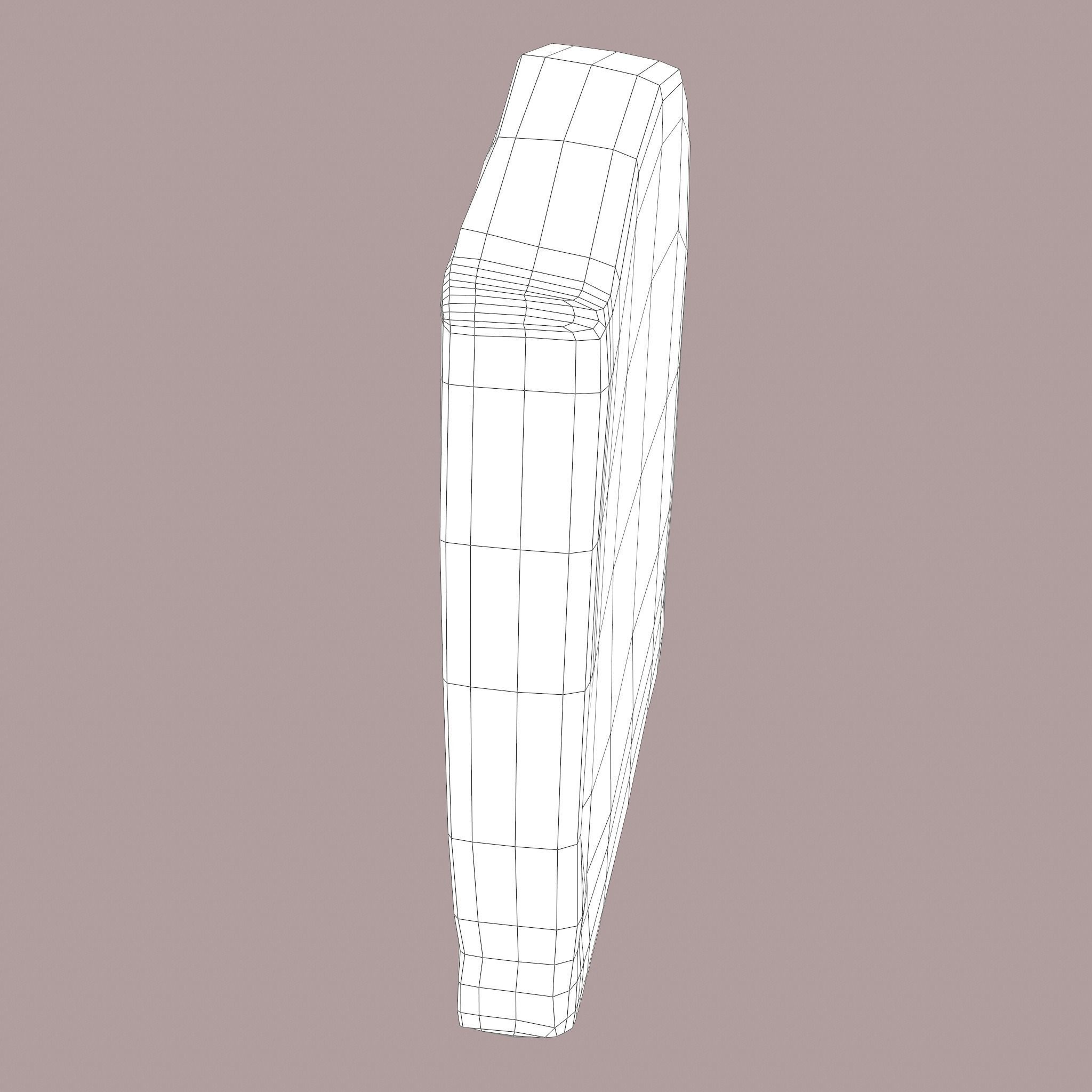 Grave Stone Version 1 Low-poly 3D model_30