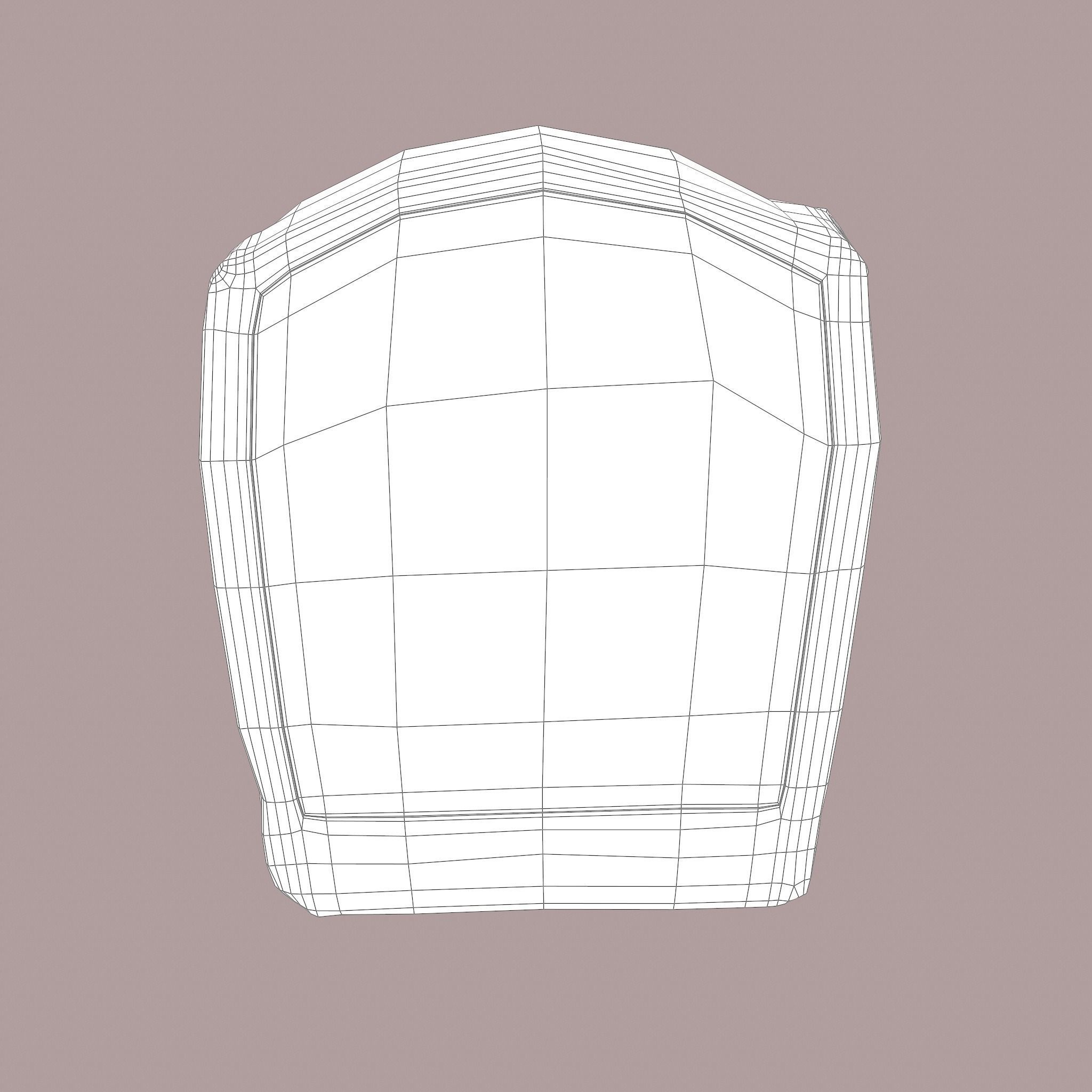 Grave Stone Version 1 Low-poly 3D model_34