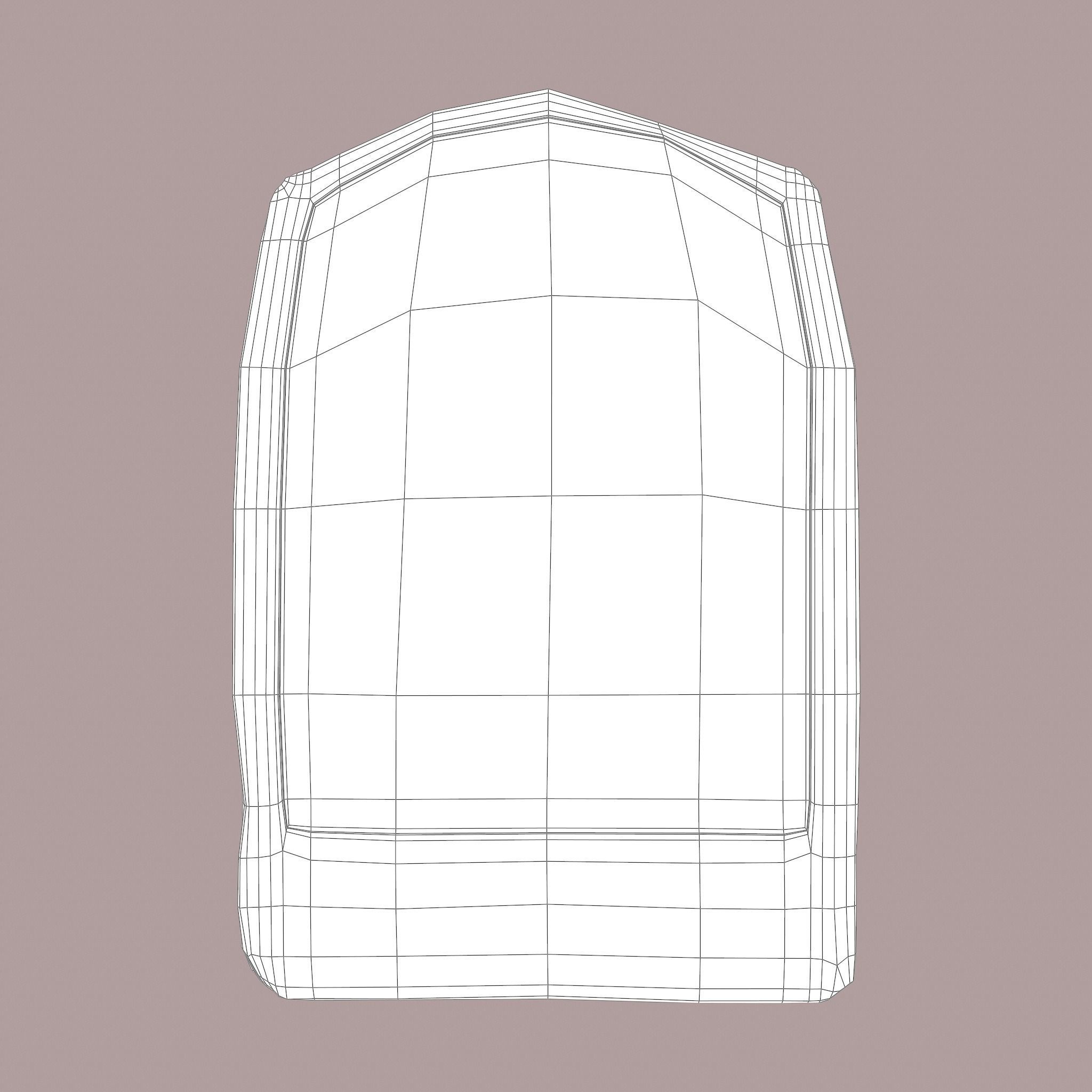 Grave Stone Version 1 Low-poly 3D model_35