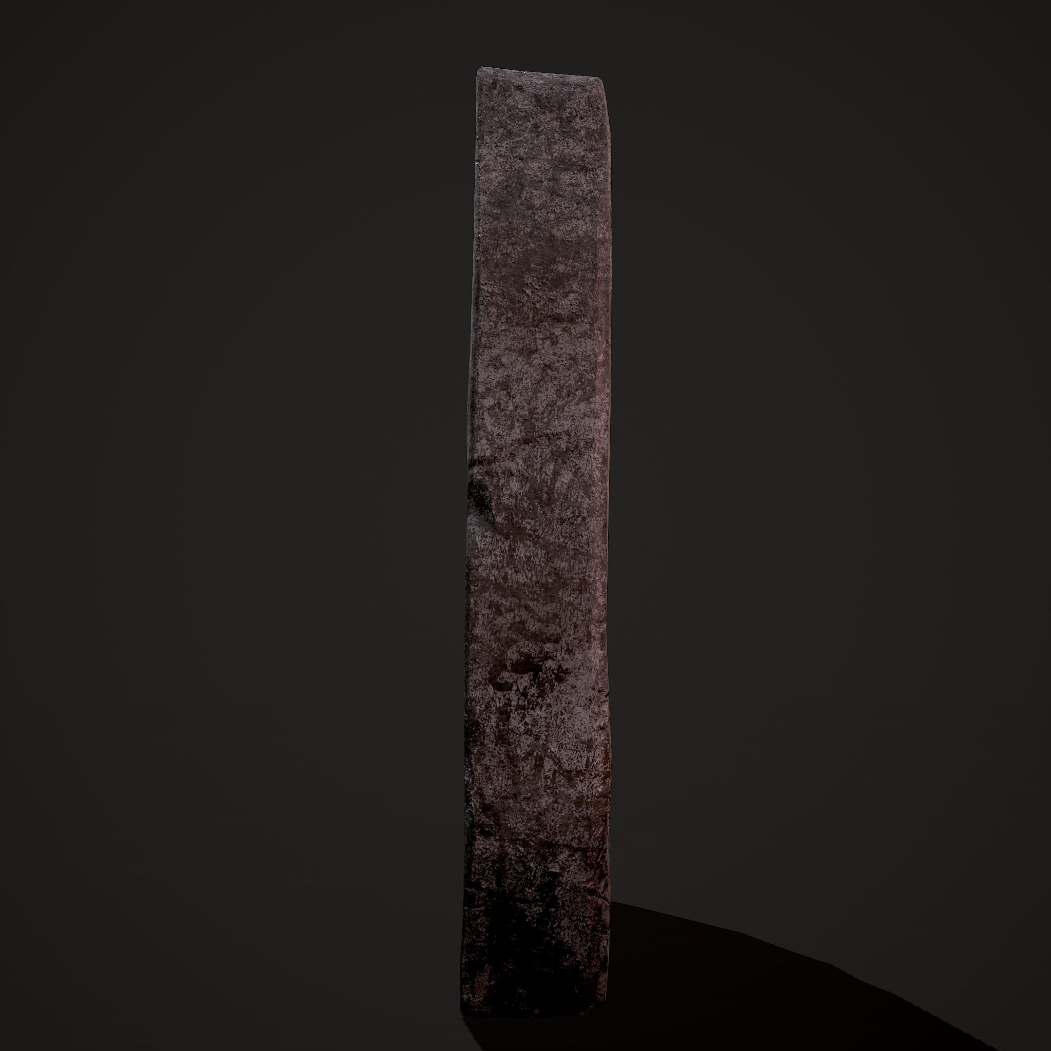 Grave Stone Version 1 Low-poly 3D model_7