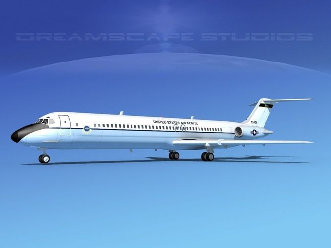 Douglas C-9-50 Nightingale USAF 3D model